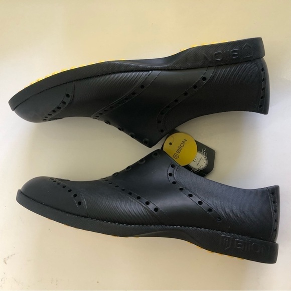 Biion Men's Black The Classics Oxford Golf Slip On Shoes Size M6/W8/EU40 - Picture 12 of 12